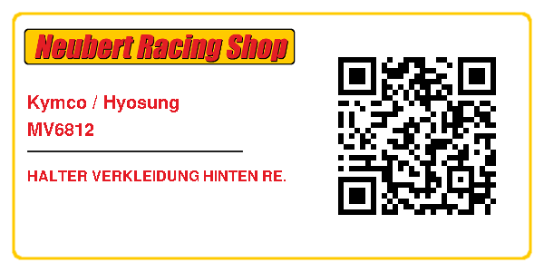 Kymco / Hyosung MV6812
