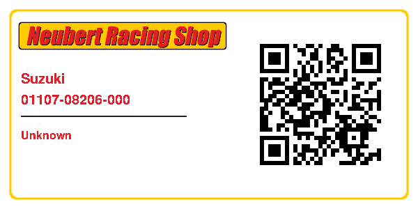 Suzuki 01107-08206-000