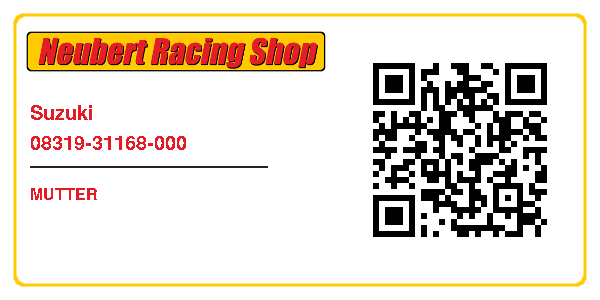 Suzuki 08319-31168-000