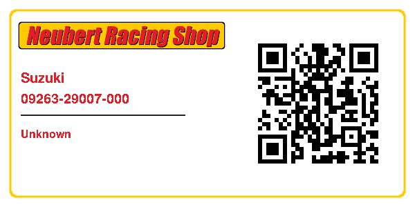 Suzuki 09263-29007-000