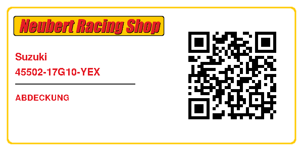 Suzuki 45502-17G10-YEX