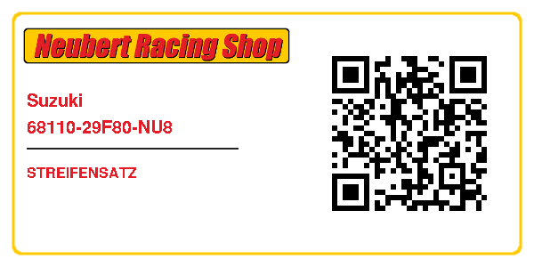 Suzuki 68110-29F80-NU8
