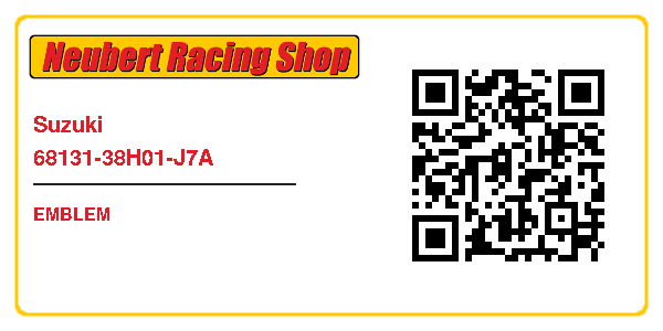 Suzuki 68131-38H01-J7A
