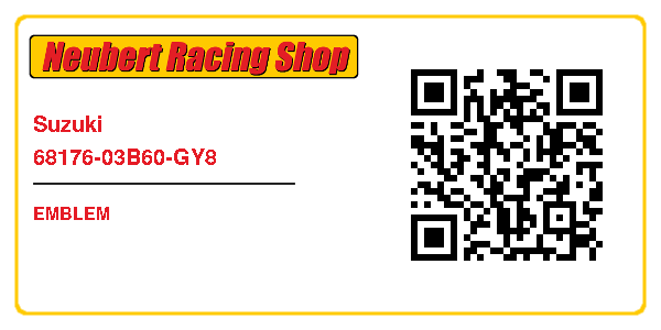 Suzuki 68176-03B60-GY8