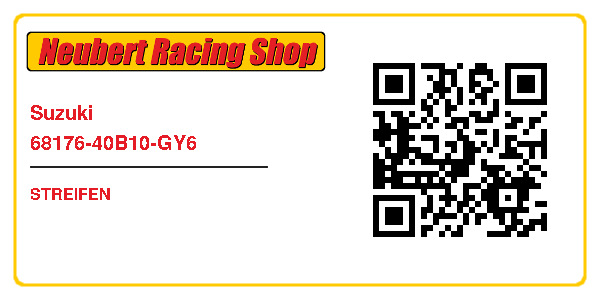 Suzuki 68176-40B10-GY6