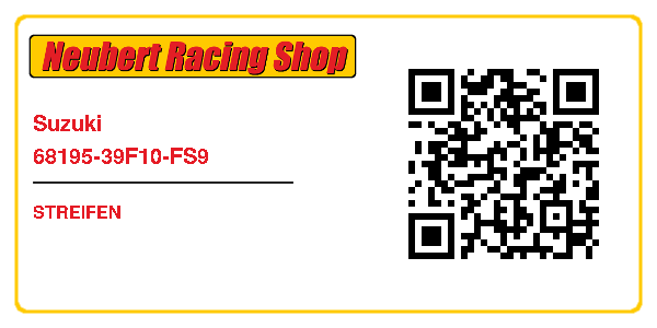 Suzuki 68195-39F10-FS9