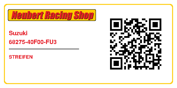Suzuki 68275-40F00-FU3