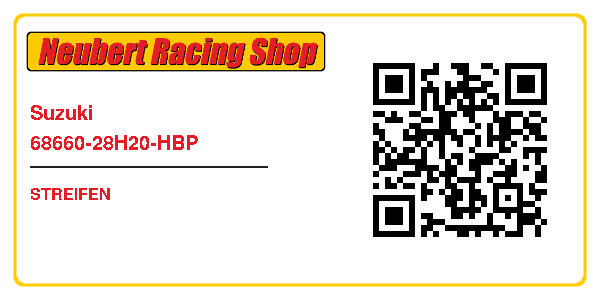 Suzuki 68660-28H20-HBP