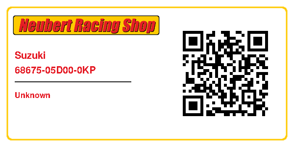 Suzuki 68675-05D00-0KP