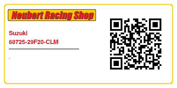 Suzuki 68725-29F20-CLM