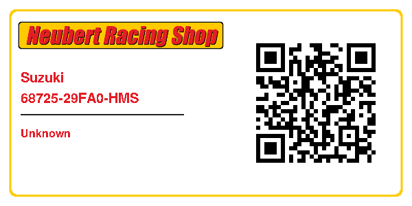 Suzuki 68725-29FA0-HMS