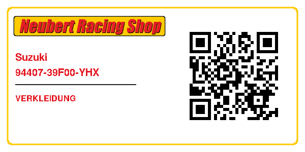 Suzuki 94407-39F00-YHX