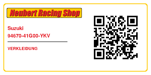 Suzuki 94670-41G00-YKV