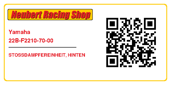 Yamaha 22B-F2210-70-00