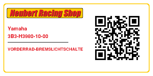 Yamaha 3B3-H3980-10-00
