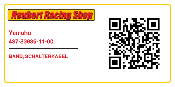 Yamaha 437-83936-11-00