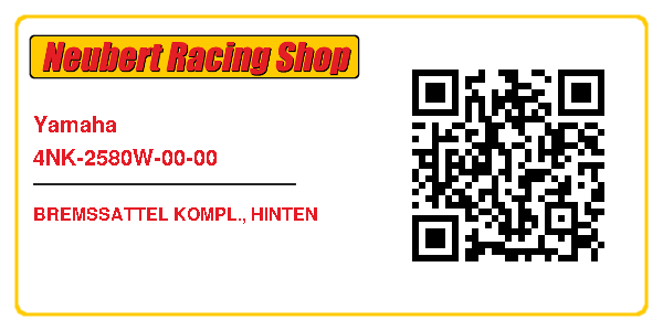 Yamaha 4NK-2580W-00-00