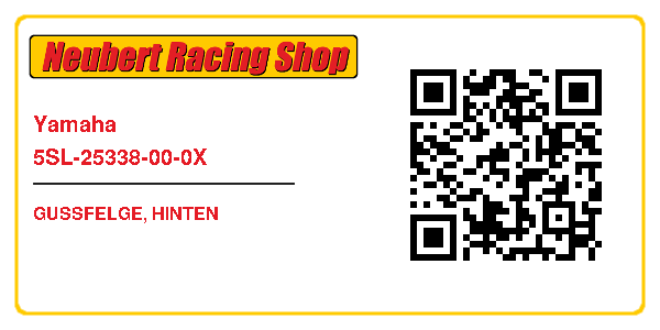 Yamaha 5SL-25338-00-0X