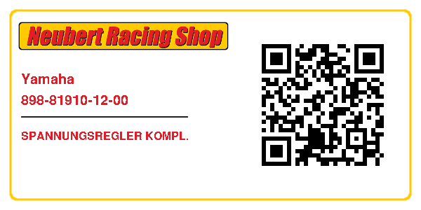 Yamaha 898-81910-12-00