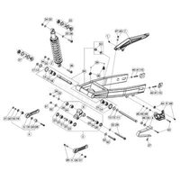 HINTERRADSCHWINGE / STOSSDÄMPFER