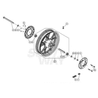 HINTERRAD VIN N0601046 - N0601600