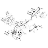 AUSPUFFANLAGE VIN 0400001 - 0403911 