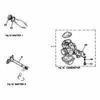 SHIFTER 1 AND 2, CARBURETOR