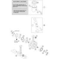 CRANKSHAFT, PISTON