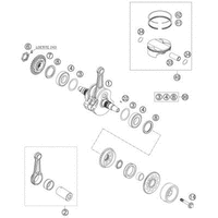CRANKSHAFT, PISTON