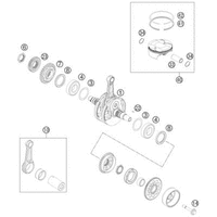 CRANKSHAFT, PISTON