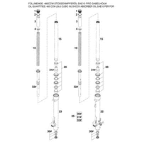 FRONT FORK, TRIPLE CLAMP