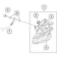 REAR BRAKE CALIPER