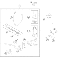 BETÄTIGUNG VORDERBREMSE