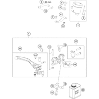 BETÄTIGUNG VORDERBREMSE