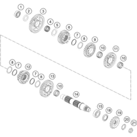 GETRIEBE II - ABTRIEBSWELLE