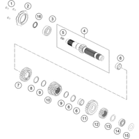 GETRIEBE I - ANTRIEBSWELLE