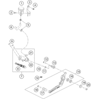 BETÄTIGUNG HINTERBREMSE