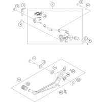 BETÄTIGUNG HINTERBREMSE