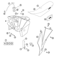 KRAFTSTOFFTANK / SITZBANK  / SPOILER