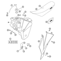 KRAFTSTOFFTANK / SITZBANK  / SPOILER