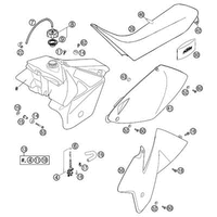 KRAFTSTOFFTANK / SITZBANK  / SPOILER