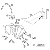 KRAFTSTOFFTANK / SITZBANK 