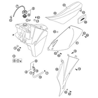 KRAFTSTOFFTANK / SITZBANK  / SPOILER