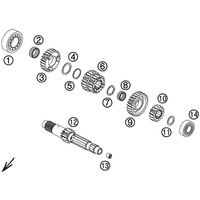 GETRIEBE I - ANTRIEBSWELLE