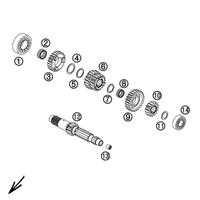 GETRIEBE I - ANTRIEBSWELLE