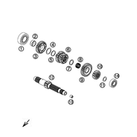 GETRIEBE I - ANTRIEBSWELLE