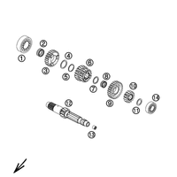 GETRIEBE I - ANTRIEBSWELLE
