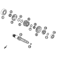 GETRIEBE I / ANTRIEBSWELLE