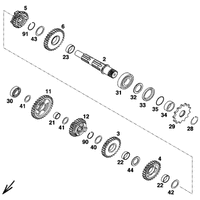 GETRIEBE II - ABTRIEBSWELLE