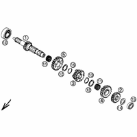GETRIEBE I - ANTRIEBSWELLE